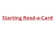 Starting Read-a-Card link
